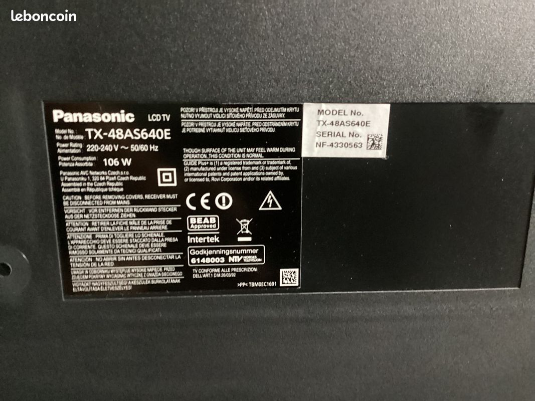 Télévision Panasonic 42 pouces (image 3)