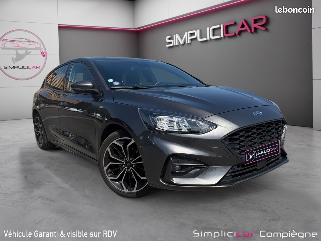 FORD FOCUS 1.5 EcoBoost 150 SS BVA8 ST Line - GPS - Caméra - Détecteur angles mort - Carplay - Suivi à jour (image 1)