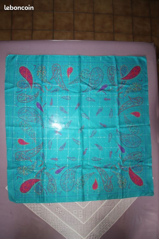 Foulard turquoise (image 1)