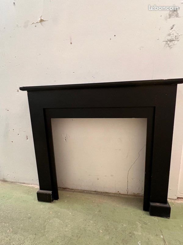DECO CHIC MANTEAU CHEMINEE MAISON DU MONDE NOIR Console decoration encadrement style ancien noël (image 4)