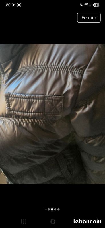 Doudoune chaude avec capouche tendence taille S (image 6)