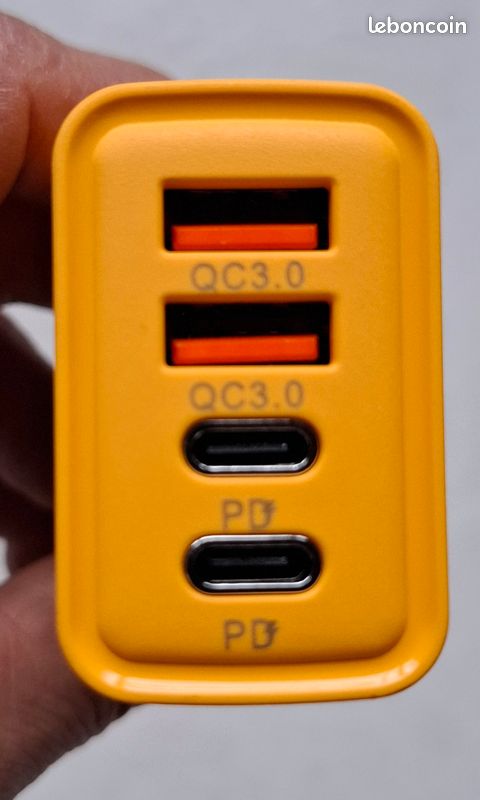 Chargeur Rapide USB C 4 ports 120W - 2 USB A - 2 USB C - NEUF (image 2)