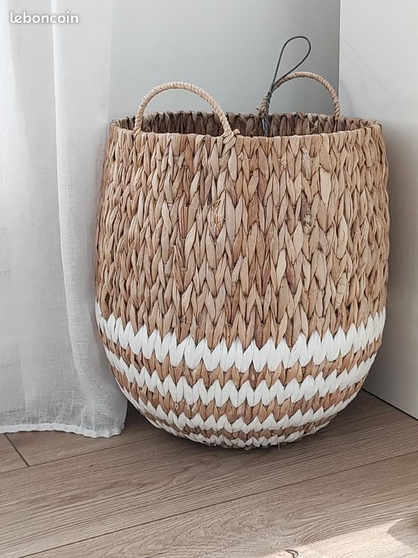 Panier rotin naturel (image 2)
