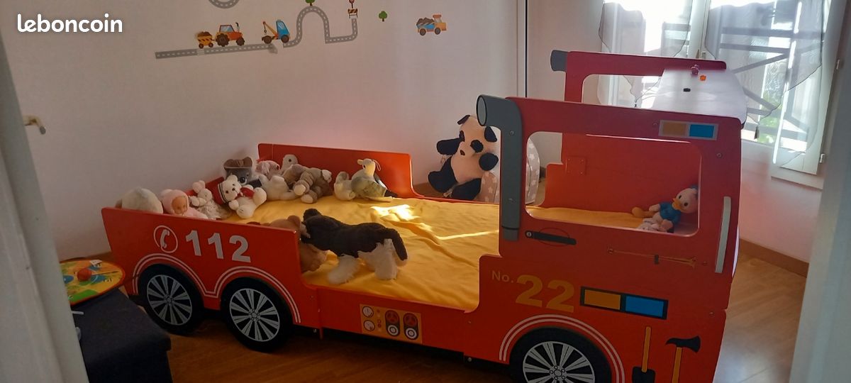 Lit pompier très bon état et matelas (image 3)