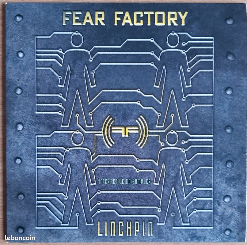FEAR FACTORY CD 2 titres collector "Linchpin" (cyber thrash metal) (image 1)