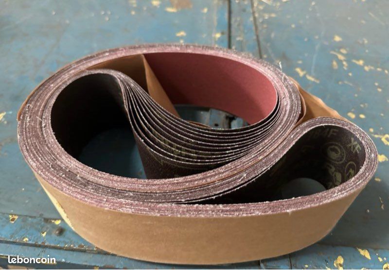 10 bandes abrasive 2000 x 75 mm 120+ (image 1)