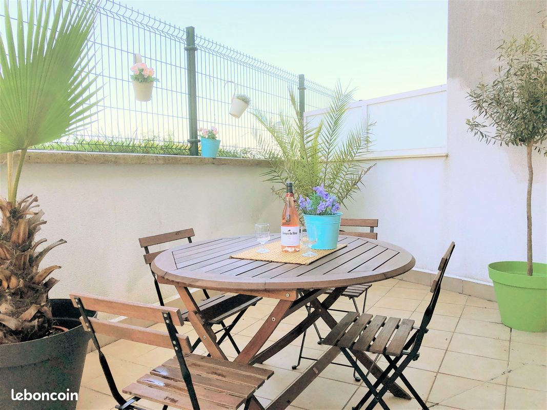 SANS FRAIS D’AGENCE T2 TERRASSE tout meublé pour 9 mois - Hendaye 64700 (image 3)