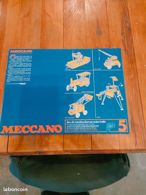 Boites de Meccano Vintage n° 2 / 4 / 5 - Jeux & Jouets