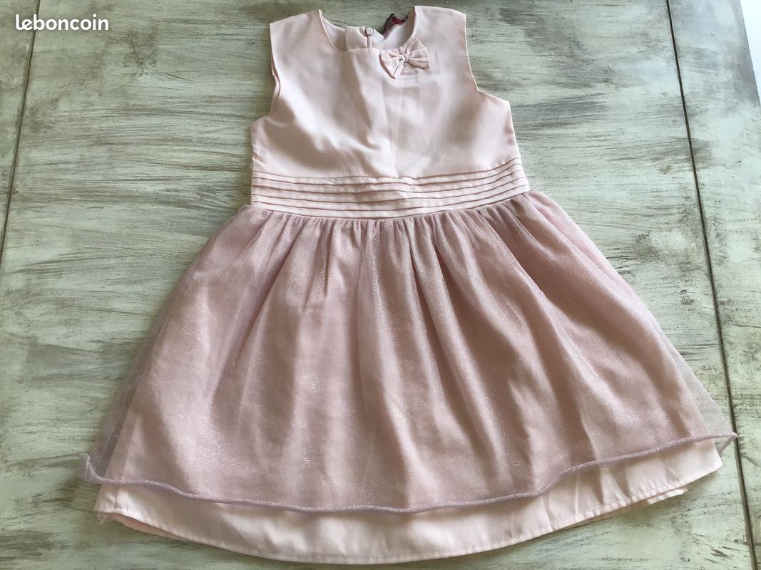 Robe de cérémonie rose Taille 8 ans TBE (image 1)