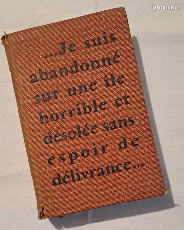 Livre Robinson Crusoé/Daniel de Foë 1958 numéroté (image 1)
