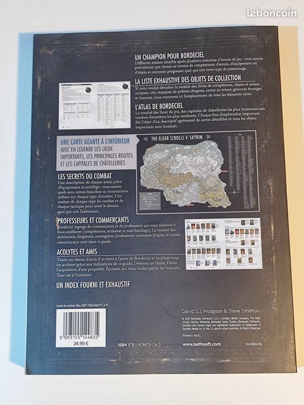 Guide officiel The Elder Scrolls V: Skyrim Collector édition + carte (image 3)