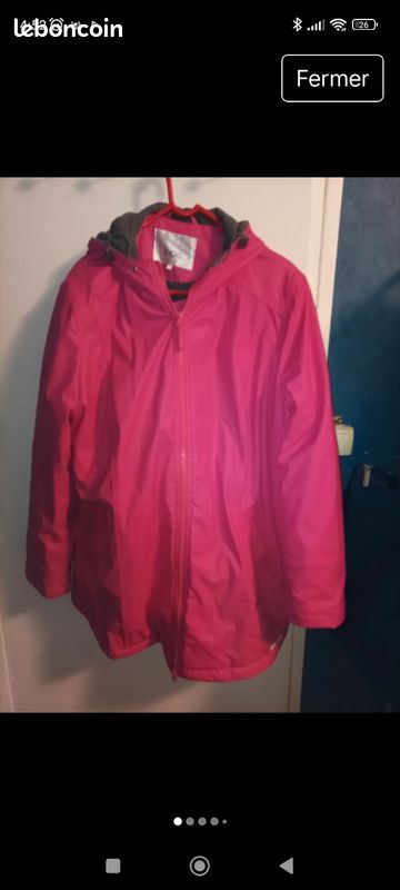Parka taille 50 doublée polaire (image 1)