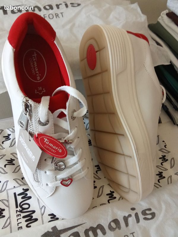 Baskets neuves Tamaris cuir. Aucun envoi (image 3)