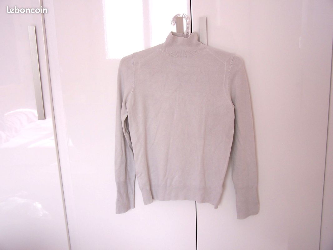 Col Montant Pull Basique Femme Zara Pull Col Montant Gris Clair