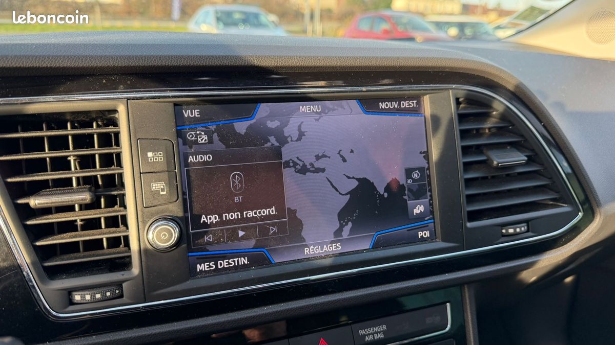 SEAT Leon 1.5 TSI 150 ACT FR DSG * REGULATEUR ADAPTATIF - APPLE CARPLAY - TOIT OUVRANT - CAMERA DE RECUL (image 22)