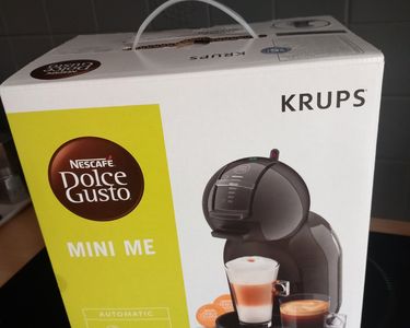 Machine à Café Nescafé Dolce Gusto Mini Me - Capsules 15 Bars - Café Expresso Et Boissons Chaudes Ou Froides - Gris/Noir