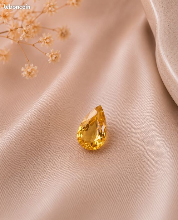 Saphir Jaune Poire 1,13 ct (image 1)