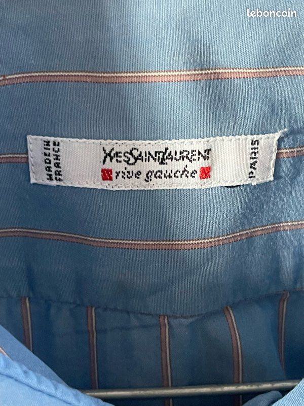 Chemise Yves Saint Laurent Rive Gauche vintage – Made in France