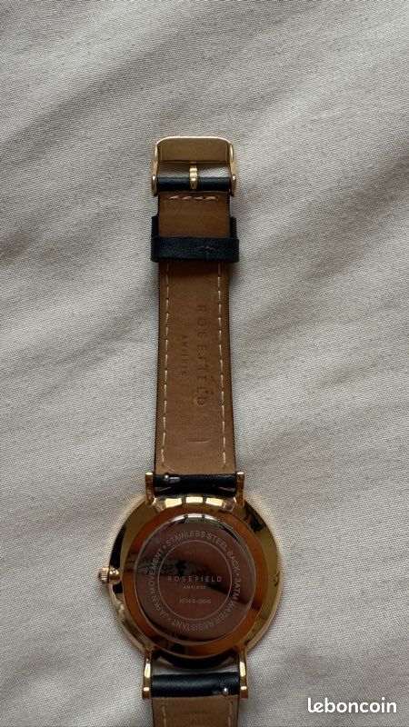 Montre Rosefield noir et dorée (image 8)