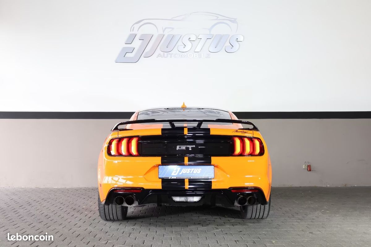 FORD Mustang GT Fifty Five Years Edition 5.0 V8 460 ch BVA10 – Twister Orange – Caméra – R19 (image 4)