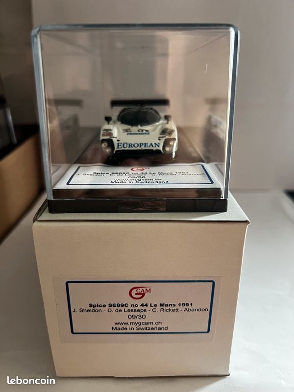 No SPARK Simca 8 N°54 1/43 GCAM – 24 Heures Du Mans 1949, édition Limitée, Couleur Bleue, Miniature LeMans