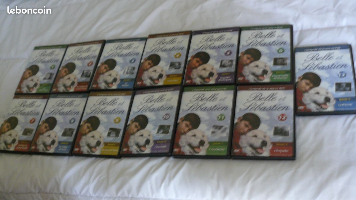 DVD Belle & Sébastien originaux , lot de 13 (image 2)