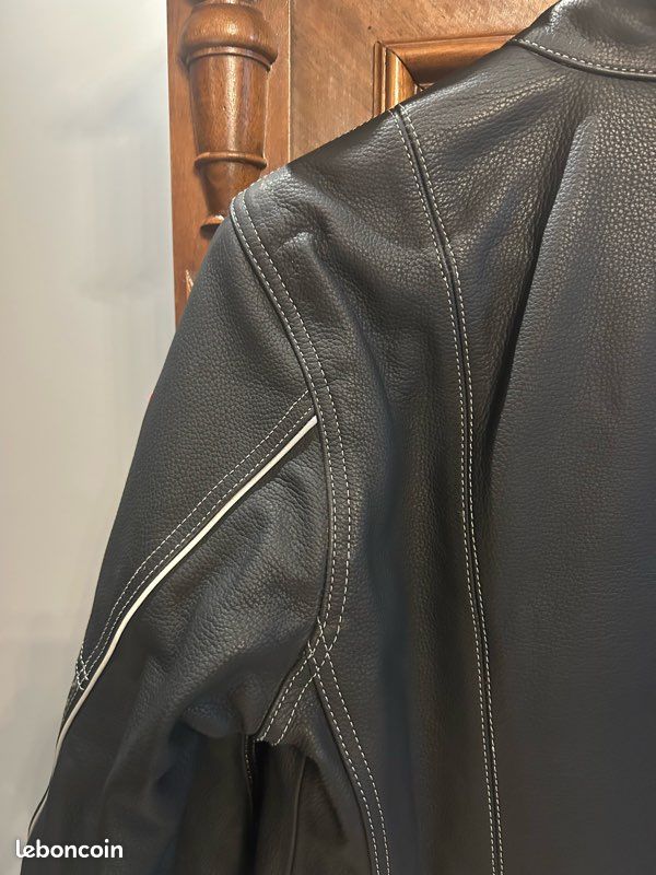 Magnifique Blouson moto SUOMY femme cuir taille L (image 4)