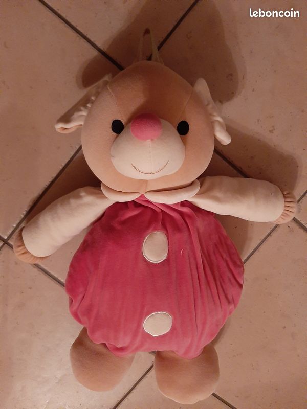 Peluche ours porte-pyjama (image 1)