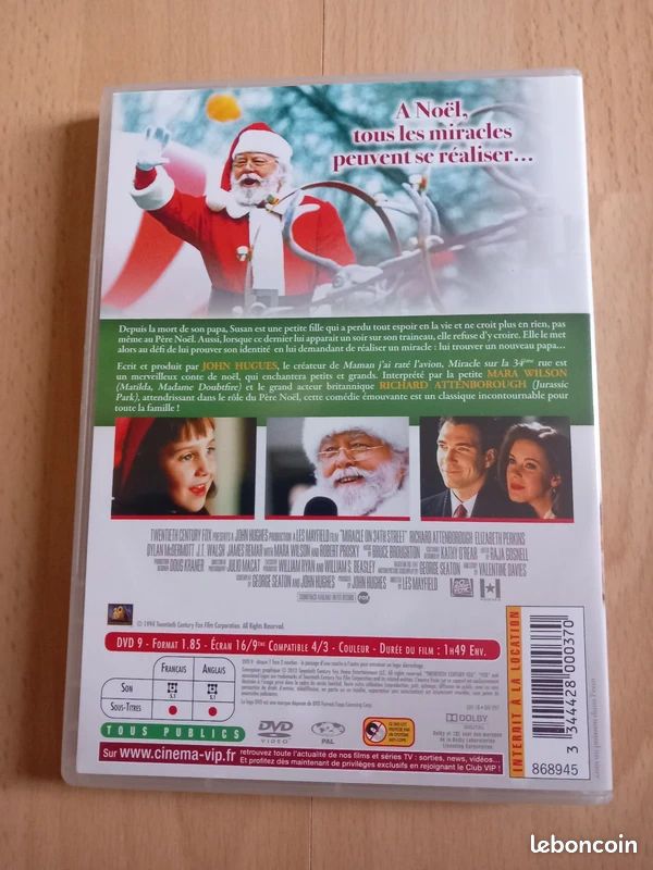 DVD miracle sur la 34ème rue (image 2)