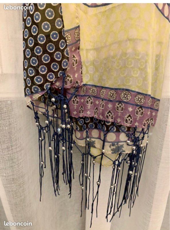 Écharpe polyester colorée (image 3)