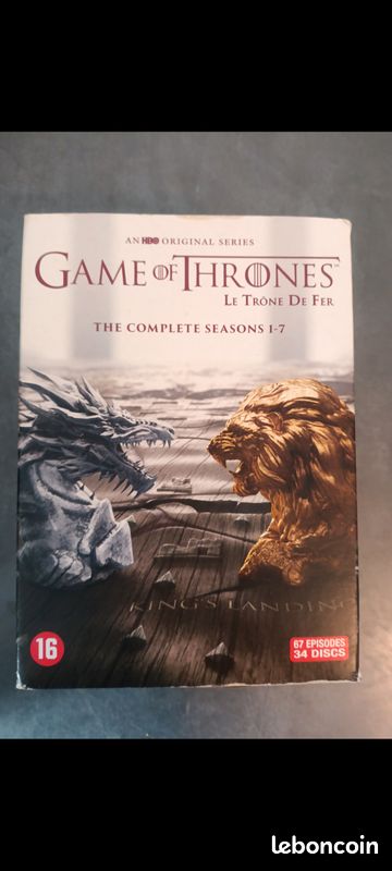 Coffret DVD game of thrones en VF (image 1)