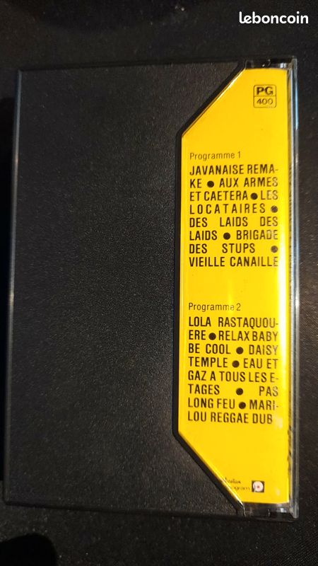 K7 audio Serge Gainsbourg "aux armes et coetera" (image 3)