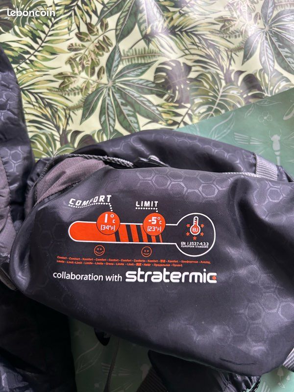 Sac De Couchage été Quechua NEUF + Drap De Sac Occasion - Taille Medium, Température 8-15°C