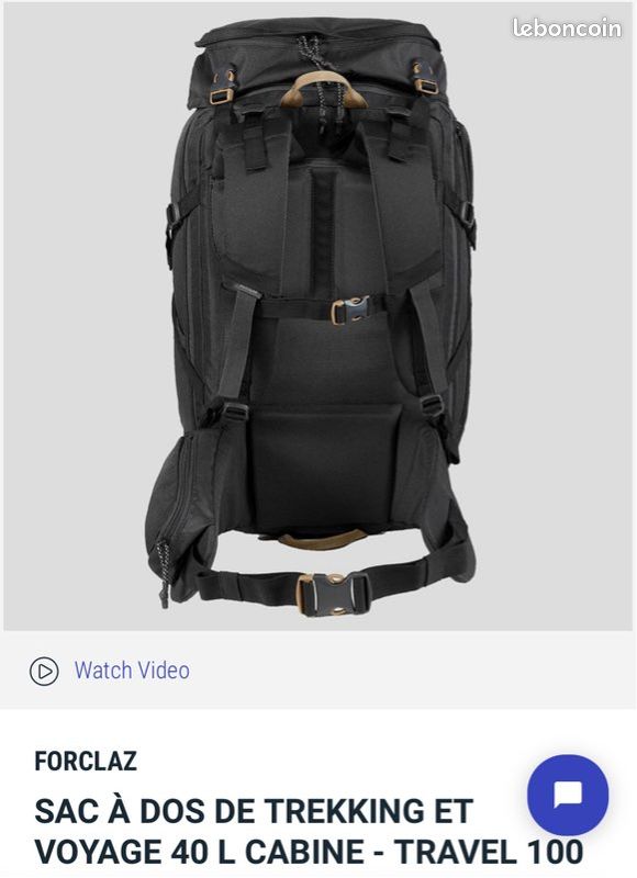 Decathlon Sac Trekking 40l Backpack Sac Ã Dos Voyage 40 Litres 40l