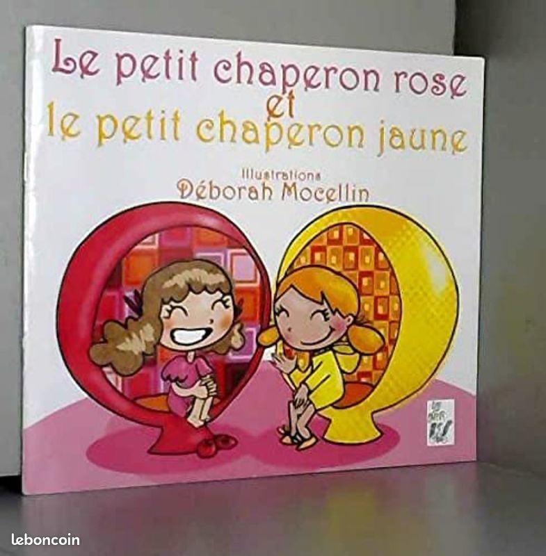 Livre enfant : le petit chaperon rose et le petit chaperon jaune (image 1)