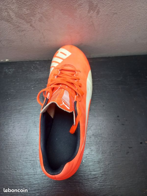 Puma chaussures de football crampons orange - T41” (image 3)