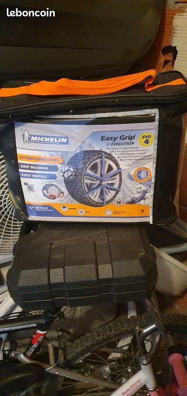 2 chaînes à neige composite. Michelin easygrip evo4 (image 1)