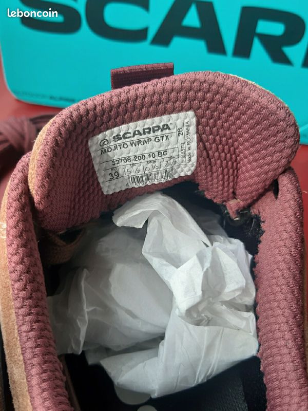 Chaussures randonnée Scarpa Mojito T39 (image 6)
