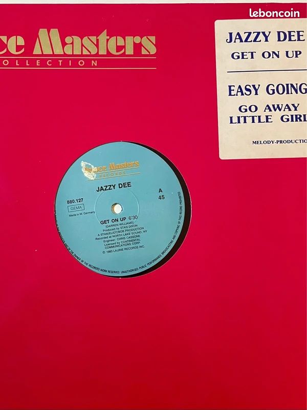 Disque vinyle maxi 45t Jazzy Dee Easy Going Get On Up / Go Away Little Girl (image 3)