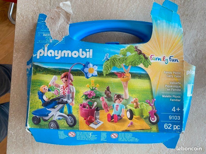 Set 9103 Playmobil Family Fun Valisette Pique Nique en famille