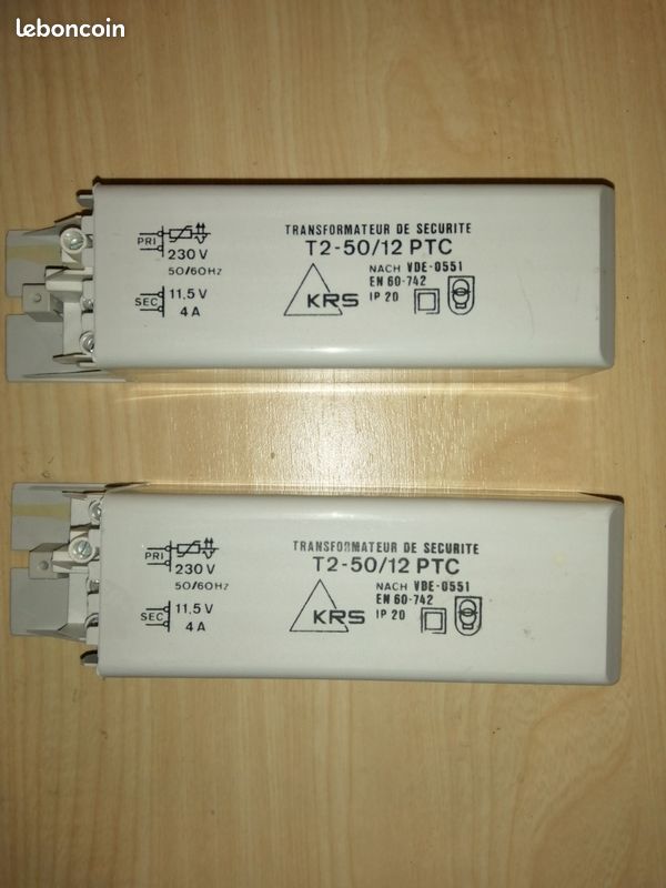 Lot de 2 transformateurs (image 1)