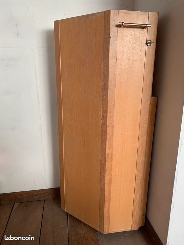 Meuble de coin pour sdb, cuisine,... Bois clair (image 3)