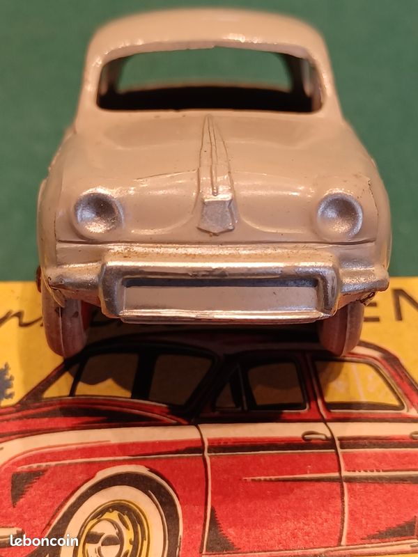 Ancienne Voiture Miniature CIJ Renault Dauphine Police De 1956 - En Bon état - Modèle N°1