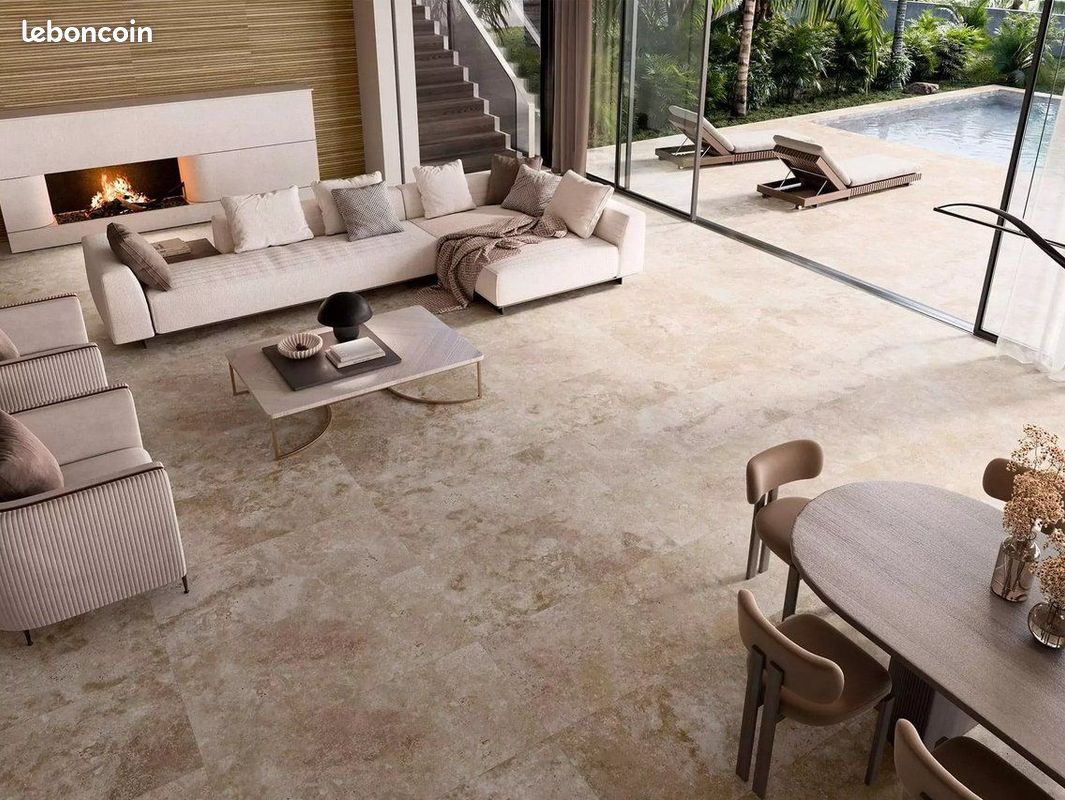 🔥 CARRELAGE ANTALYA SATINADO - IMITATION TRAVERTIN 60x120 🔥 (image 1)
