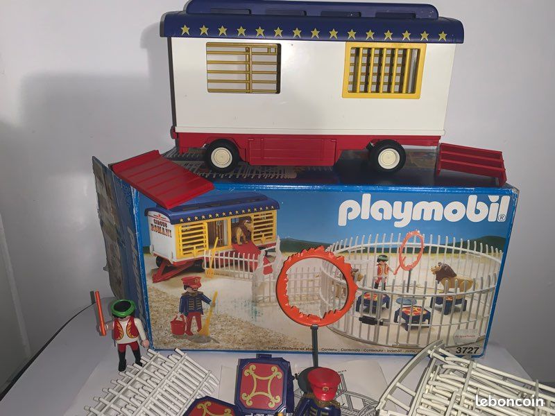 Playmobil 3727 Roulotte Cage aux Fauves Cirque Circus ROMANI