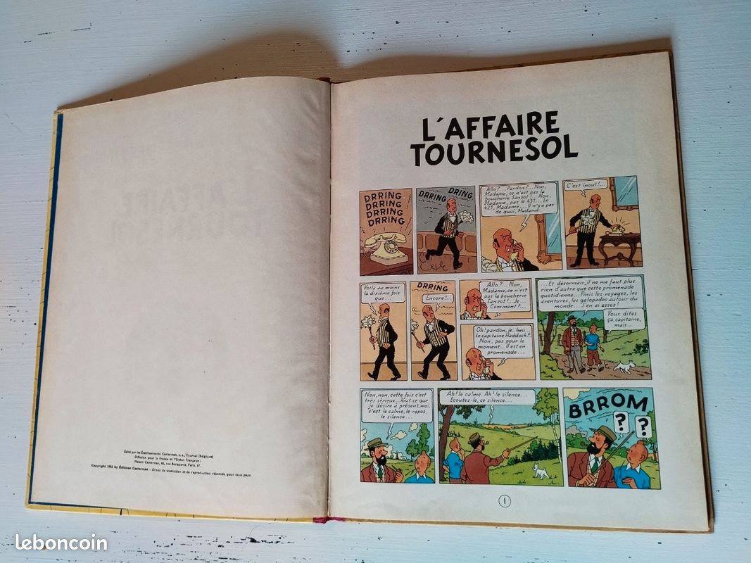 Vend b20 1956 l'affaire tournesol (image 15)