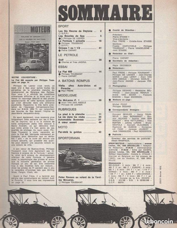Sport moteur 272 1972 (image 2)