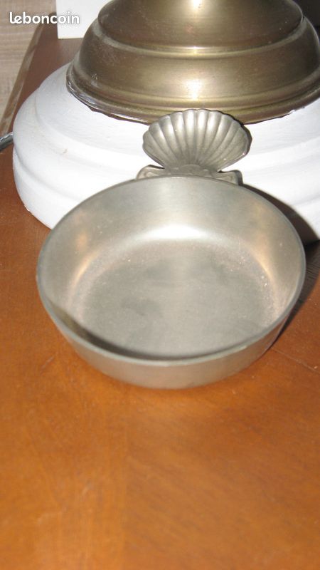 Cendrier etain style coquillage (image 1)