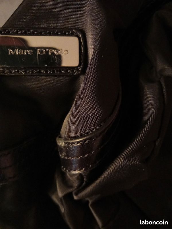 Sac à main noir imperméable Marc o' polo (image 3)