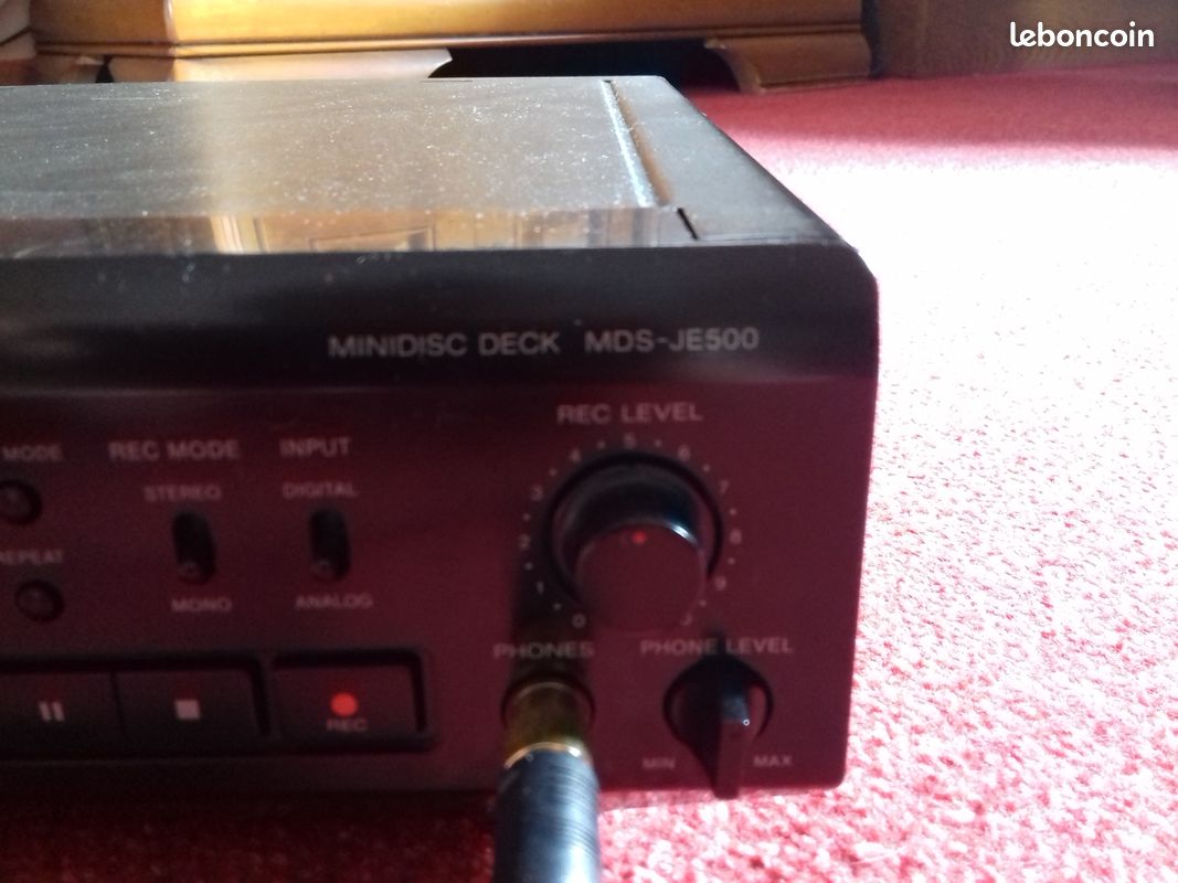 Platine Minidisc Sony MDS-JE500 (image 3)